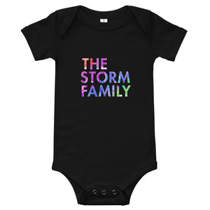 The Storm Family Baby Short Sleeve Onsie