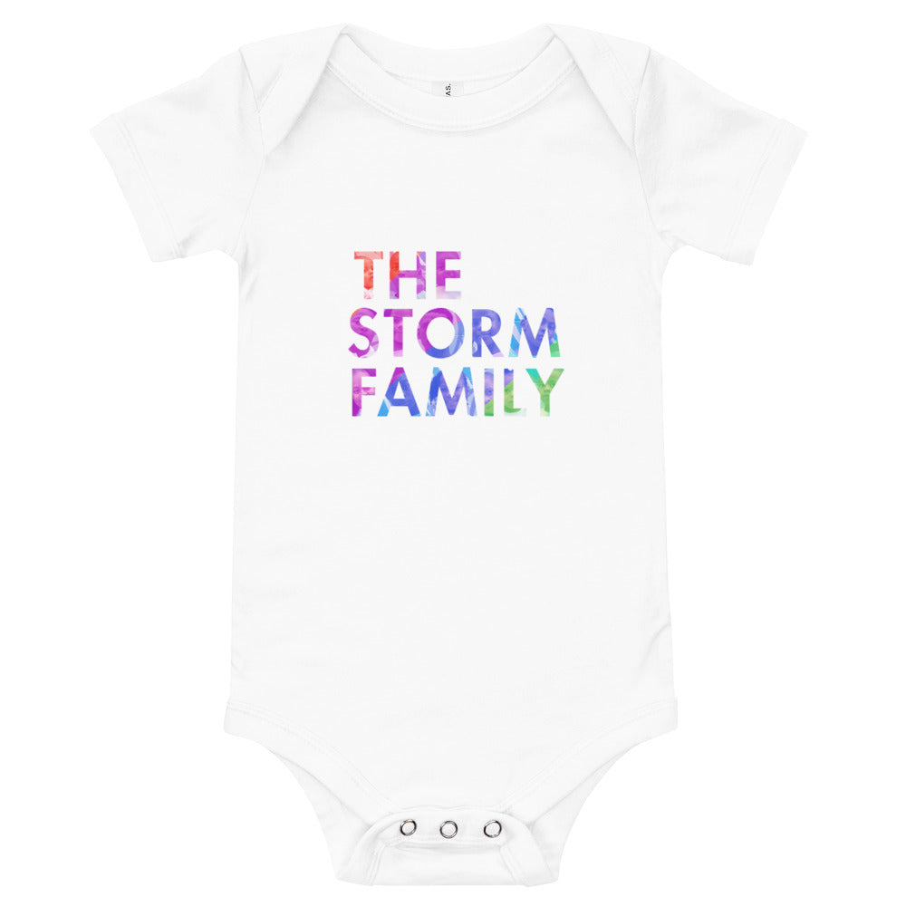 The Storm Family Baby Short Sleeve Onsie